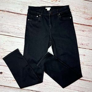 H&M Cropped Black Jeans